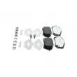 BOSCH 0 986 460 149 - Jeu de 4 plaquettes de frein avant
