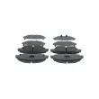 BOSCH 0 986 460 152 - Jeu de 4 plaquettes de frein avant
