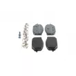 BOSCH 0 986 460 165 - Jeu de 4 plaquettes de frein avant