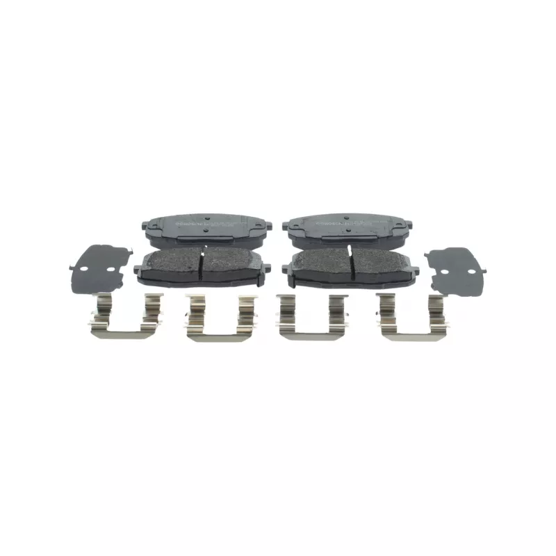 Jeu de 4 plaquettes de frein avant BOSCH 0 986 460 168 - Visuel 1