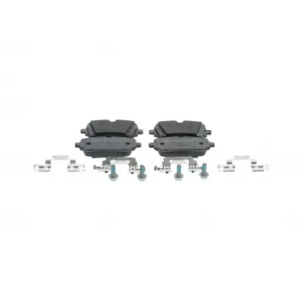 Jeu de 4 plaquettes de frein avant BOSCH OEM 4M0698451AG
