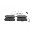 BOSCH 0 986 460 178 - Jeu de 4 plaquettes de frein avant