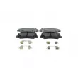 BOSCH 0 986 460 189 - Jeu de 4 plaquettes de frein avant