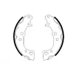 BOSCH 0 986 487 252 - Jeu de mâchoires de frein