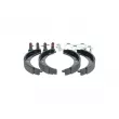 BOSCH 0 986 487 344 - Jeu de mâchoires de frein, frein de stationnement