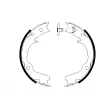 BOSCH 0 986 487 681 - Jeu de mâchoires de frein, frein de stationnement