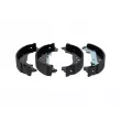 BOSCH 0 986 487 696 - Jeu de mâchoires de frein