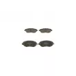 BOSCH 0 986 494 211 - Jeu de 4 plaquettes de frein avant