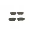 BOSCH 0 986 494 212 - Jeu de 4 plaquettes de frein avant