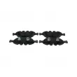 BOSCH 0 986 494 217 - Jeu de 4 plaquettes de frein avant