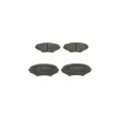BOSCH 0 986 494 220 - Jeu de 4 plaquettes de frein avant