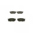 BOSCH 0 986 494 258 - Jeu de 4 plaquettes de frein avant