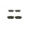 BOSCH 0 986 494 258 - Jeu de 4 plaquettes de frein avant