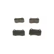BOSCH 0 986 494 310 - Jeu de 4 plaquettes de frein avant