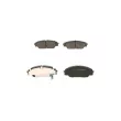 BOSCH 0 986 494 311 - Jeu de 4 plaquettes de frein avant