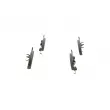 BOSCH 0 986 494 313 - Jeu de 4 plaquettes de frein avant