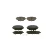 BOSCH 0 986 494 322 - Jeu de 4 plaquettes de frein avant