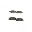BOSCH 0 986 494 326 - Jeu de 4 plaquettes de frein avant