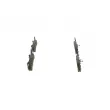 BOSCH 0 986 494 348 - Jeu de 4 plaquettes de frein arrière