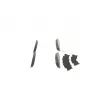 BOSCH 0 986 494 373 - Jeu de 4 plaquettes de frein avant
