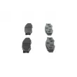 BOSCH 0 986 494 541 - Jeu de 4 plaquettes de frein avant