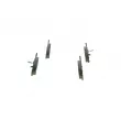 BOSCH 0 986 494 560 - Jeu de 4 plaquettes de frein avant