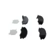BOSCH 0 986 494 577 - Jeu de 4 plaquettes de frein avant