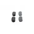 BOSCH 0 986 494 670 - Jeu de 4 plaquettes de frein avant