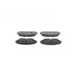 BOSCH 0 986 494 670 - Jeu de 4 plaquettes de frein avant