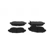BOSCH 0 986 494 882 - Jeu de 4 plaquettes de frein avant