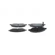 BOSCH 0 986 494 943 - Jeu de 4 plaquettes de frein avant
