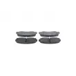 BOSCH 0 986 494 944 - Jeu de 4 plaquettes de frein avant