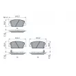 BOSCH 0 986 494 979 - Jeu de 4 plaquettes de frein avant