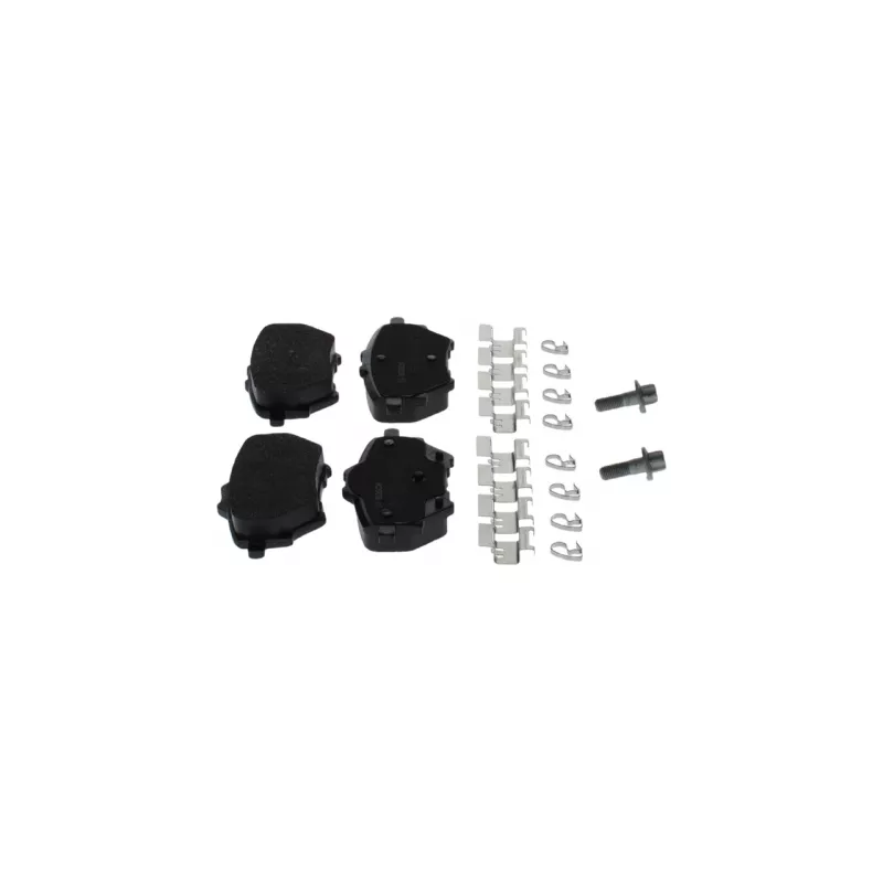 Jeu de 4 plaquettes de frein arrière BOSCH 0 986 494 998 - Visuel 2