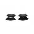 BOSCH 0 986 495 132 - Jeu de 4 plaquettes de frein avant