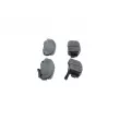 BOSCH 0 986 495 153 - Jeu de 4 plaquettes de frein avant