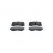 BOSCH 0 986 495 158 - Jeu de 4 plaquettes de frein avant