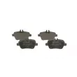 BOSCH 0 986 495 348 - Jeu de 4 plaquettes de frein avant