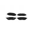 BOSCH 0 986 495 349 - Jeu de 4 plaquettes de frein avant