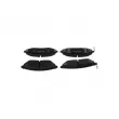 BOSCH 0 986 495 349 - Jeu de 4 plaquettes de frein avant
