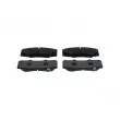 BOSCH 0 986 495 352 - Jeu de 4 plaquettes de frein avant