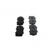 BOSCH 0 986 495 352 - Jeu de 4 plaquettes de frein avant