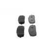 BOSCH 0 986 495 404 - Jeu de 4 plaquettes de frein avant
