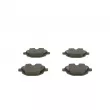 BOSCH 0 986 495 442 - Jeu de 4 plaquettes de frein arrière