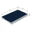 BOSCH 0 986 628 601 - Filtre, air de l'habitacle