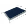 BOSCH 0 986 628 603 - Filtre, air de l'habitacle