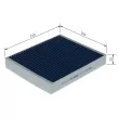 BOSCH 0 986 628 612 - Filtre, air de l'habitacle
