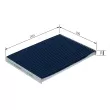 BOSCH 0 986 628 624 - Filtre, air de l'habitacle