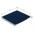 BOSCH 0 986 628 629 - Filtre, air de l'habitacle