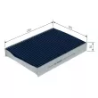 BOSCH 0 986 628 646 - Filtre, air de l'habitacle